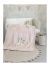 Κουβέρτα Βελουτέ Κούνιας 110x140 - Baby Rainbow Ροζ