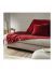 Gofis Home Ριχτάρι Τριθέσιου Καναπέ Luna 180x310εκ. Red velvet Color: Red